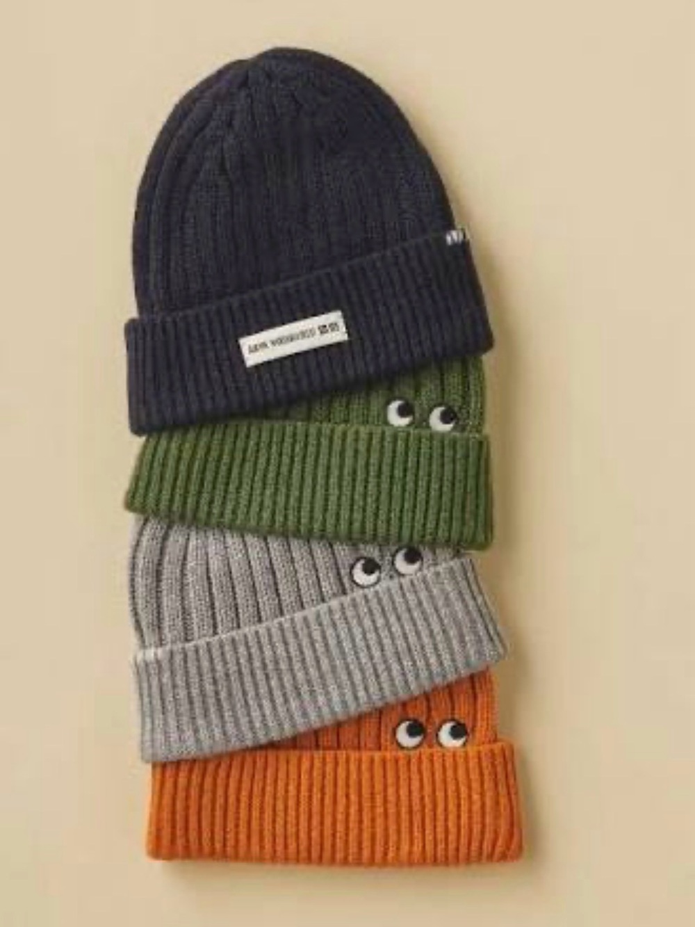 NWT Anya Hindmarch x Uniqlo Heat-tech Knit Beanie